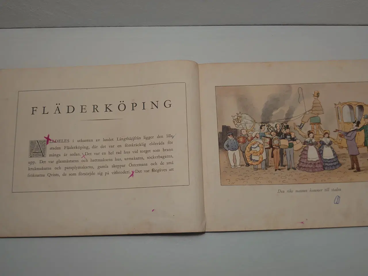 Billede 4 - Elsa Beskow: Landet Långthärifrån. 1 udg 1932.