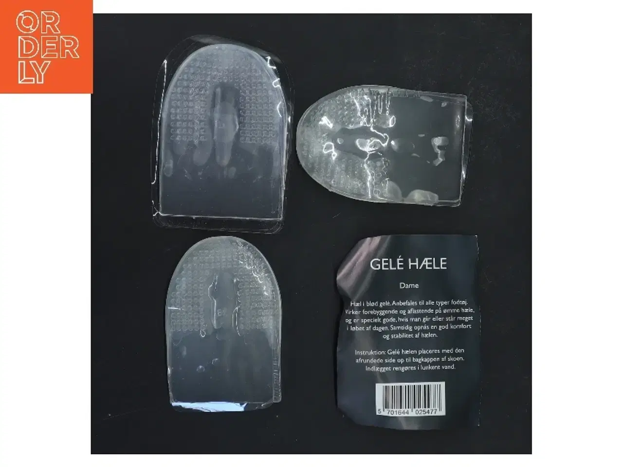 Billede 2 - Geléhæl nye indlæg fra VRS (str. 10x6,5 cm)