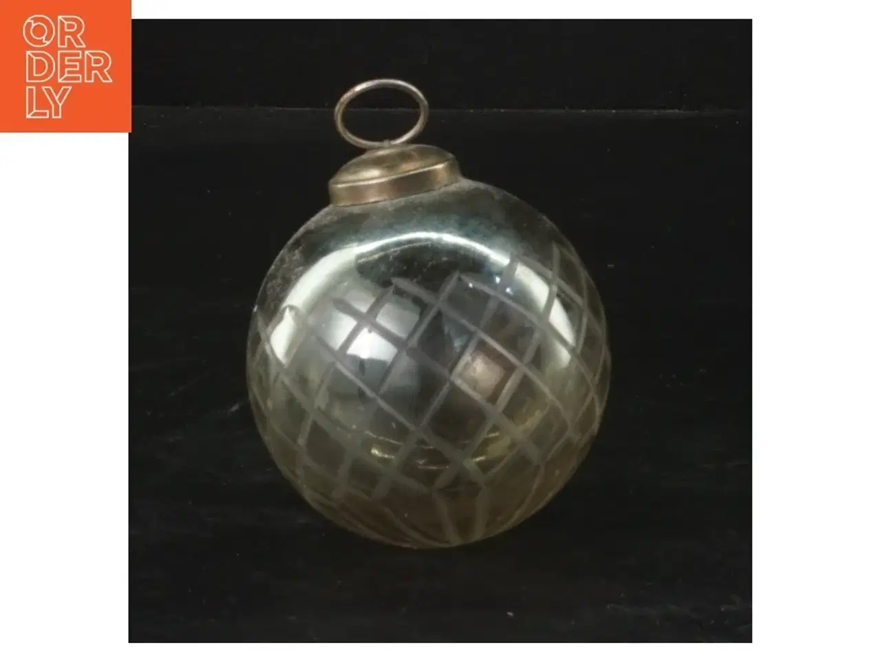 Billede 1 - Stor flot glas julekugle (str. Ø 8 cm)