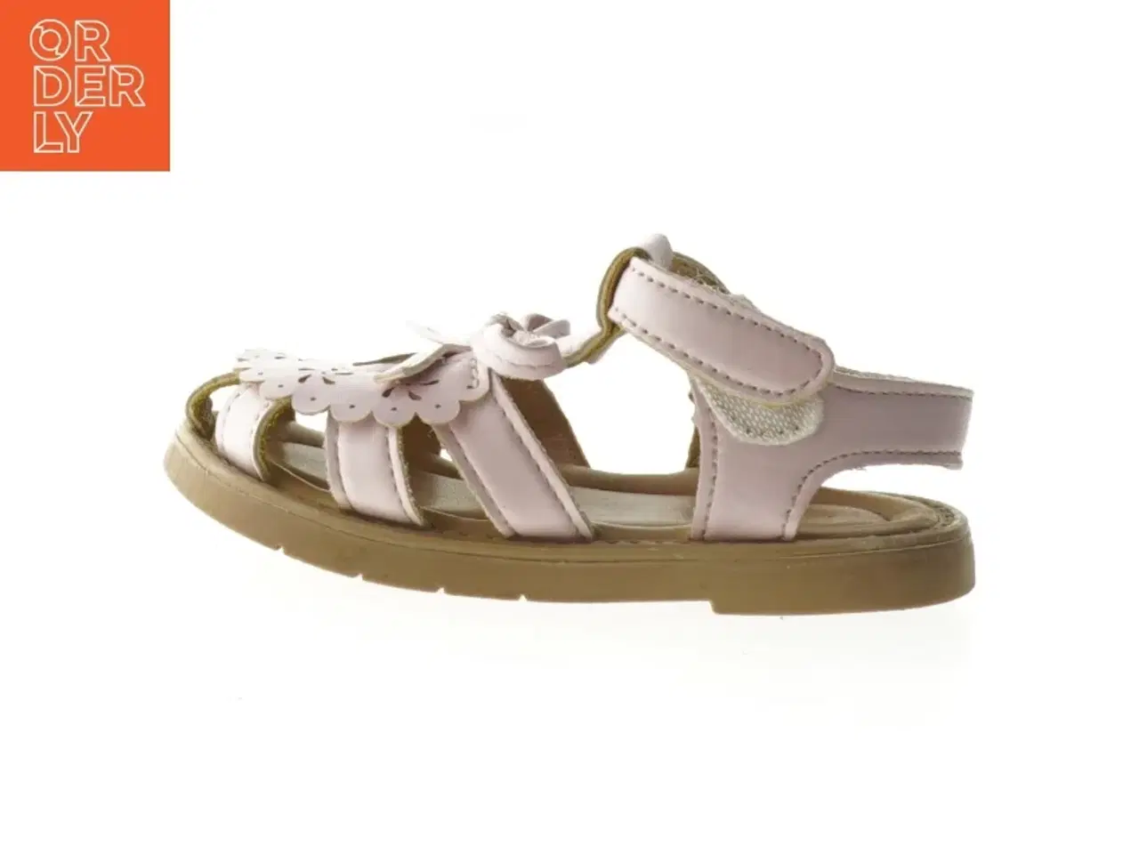 Billede 1 - Lyserøde børnesandaler med remme (str. 21 )
