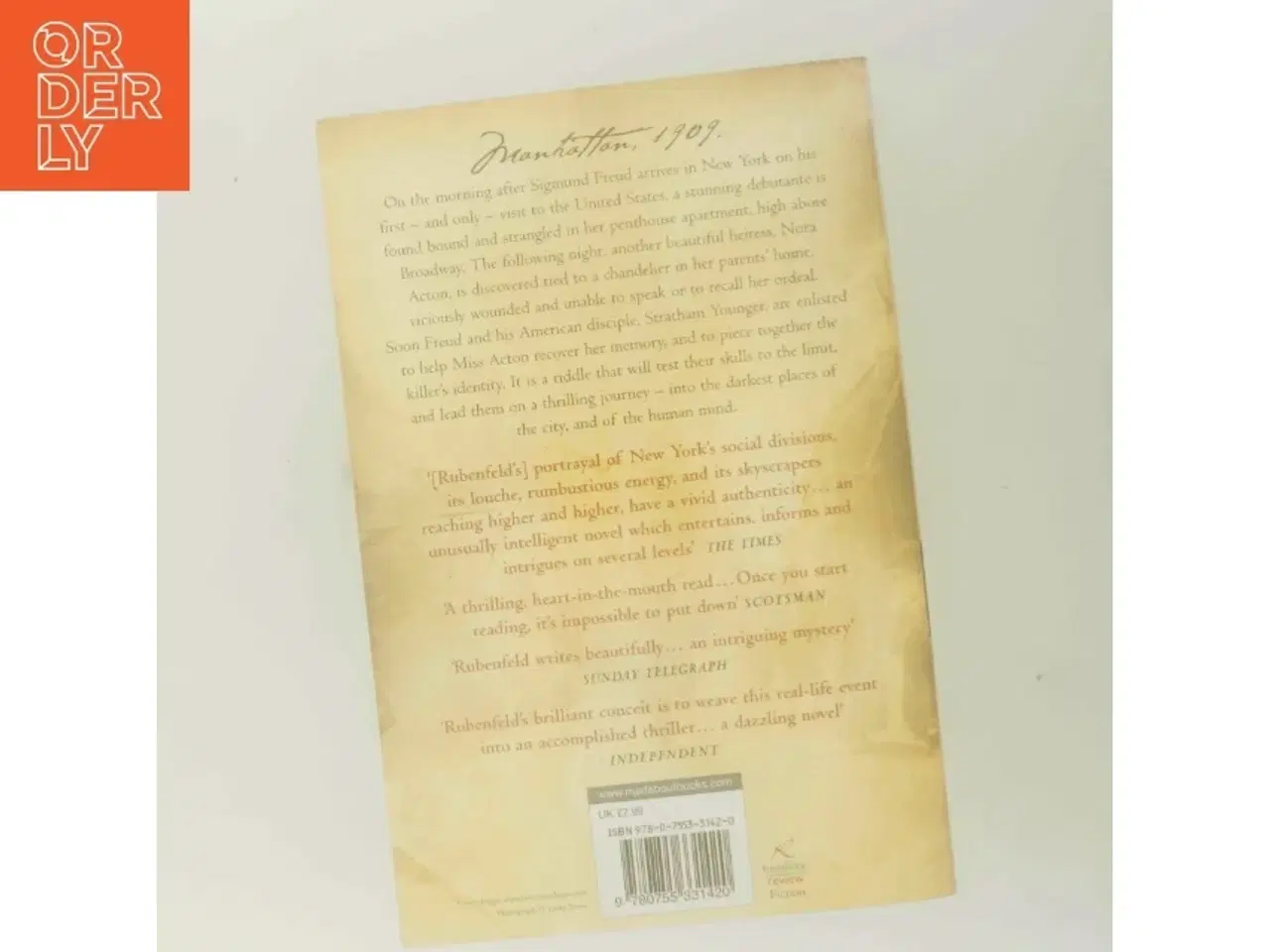 Billede 3 - The interpretation of murder af Jed Rubenfeld (Bog)