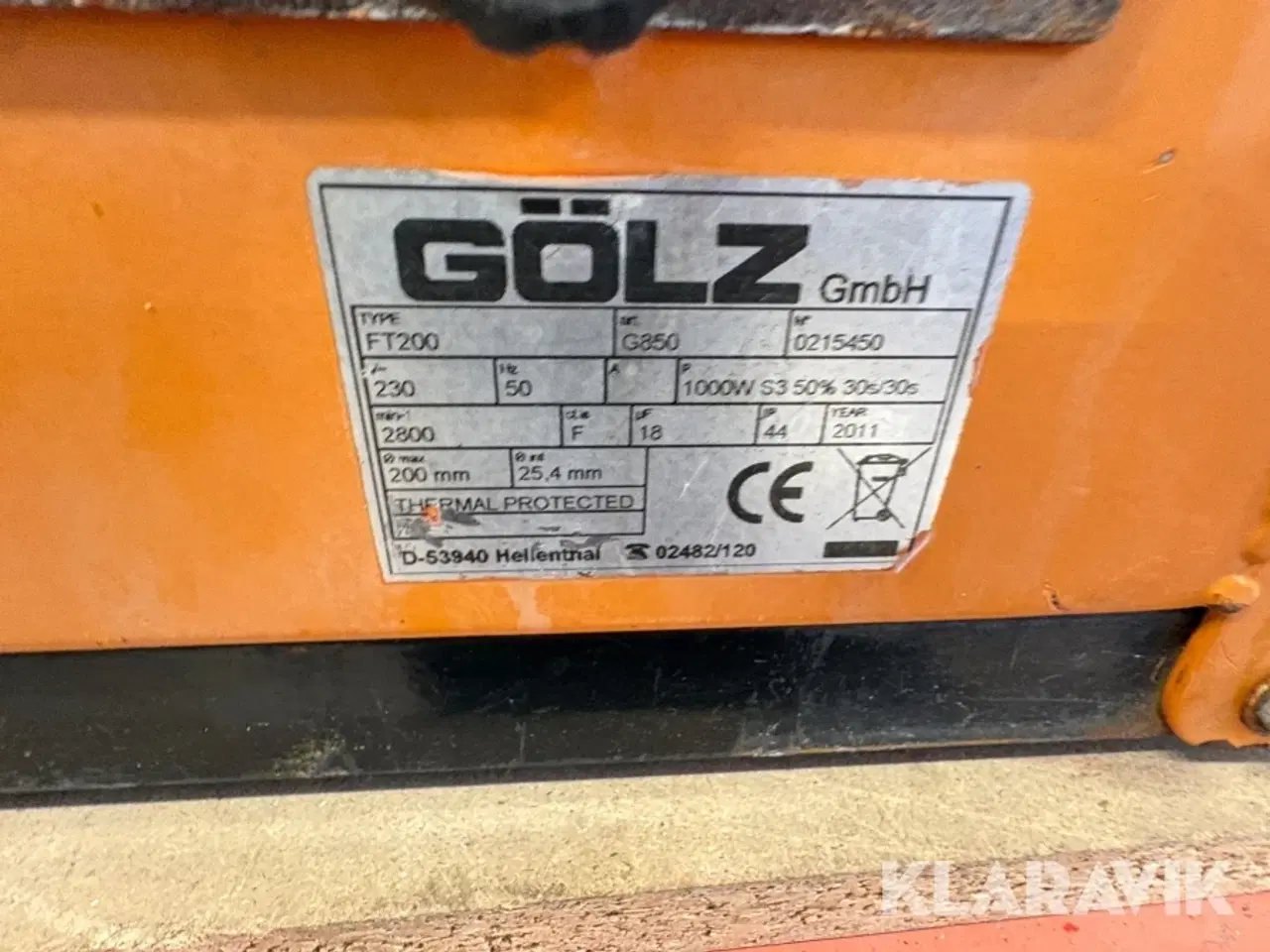 Billede 9 - Fliseskærer Gölz FT 200