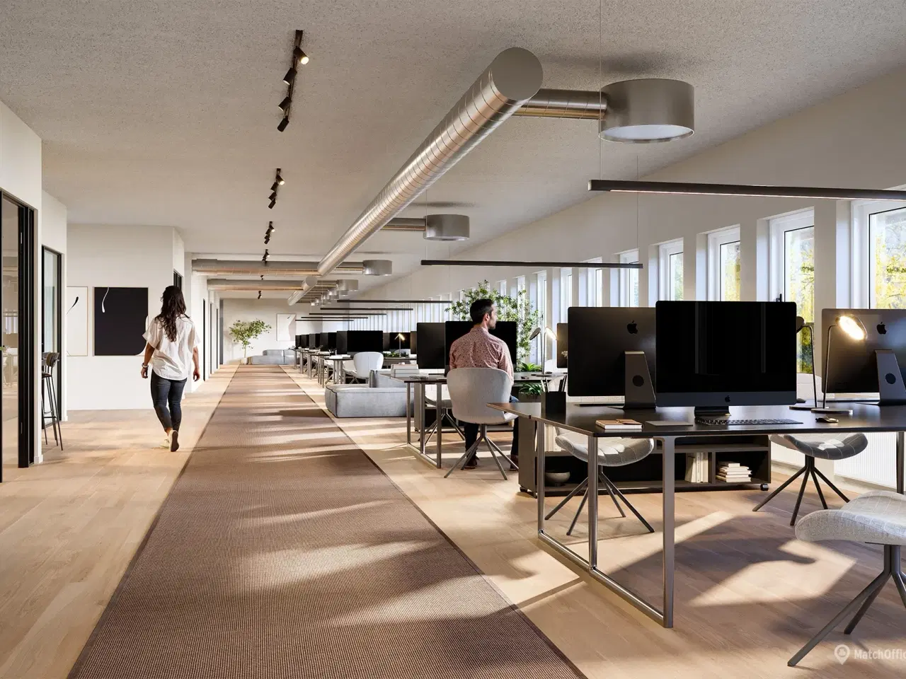 Billede 6 - ​Nyistandsatte kontorer centralt i Kgs. Lyngby i skønne grønne omgivelser