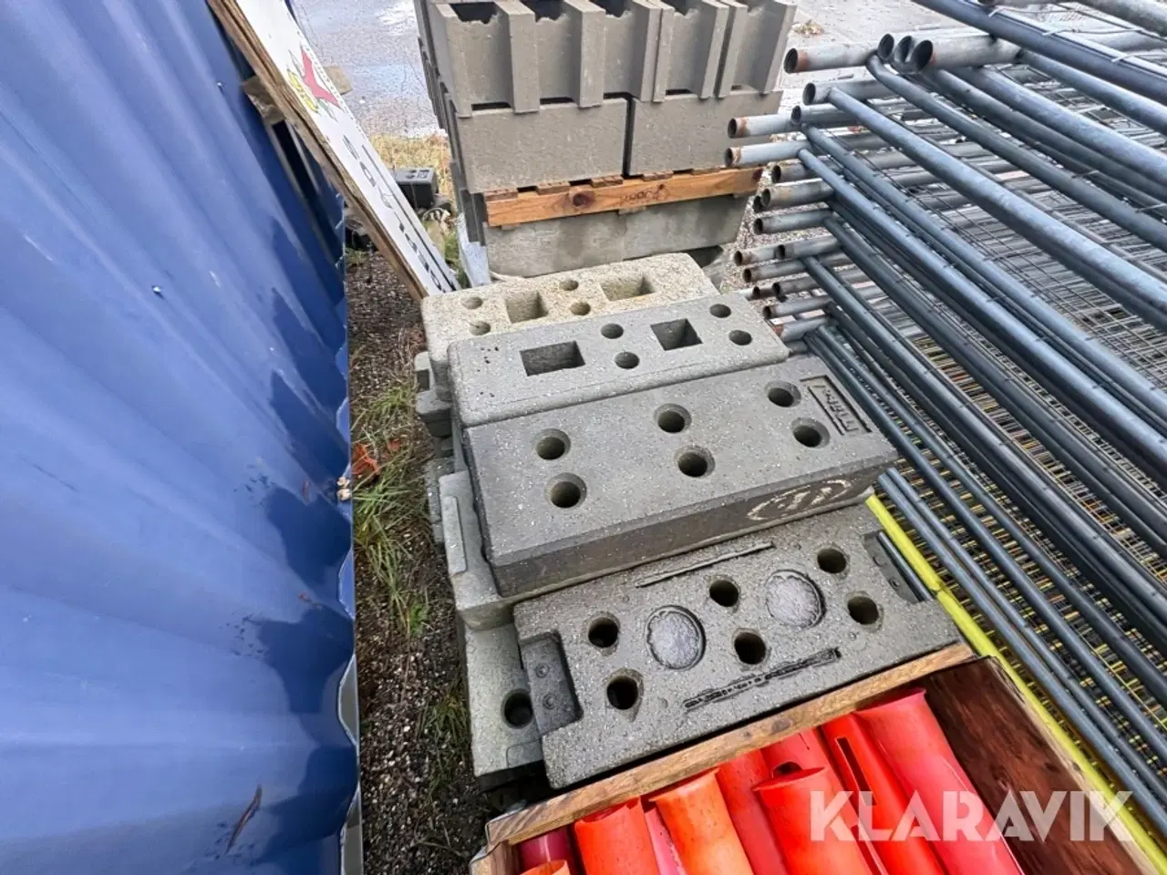 Billede 8 - Byggepladshegn med fødder 30 styk