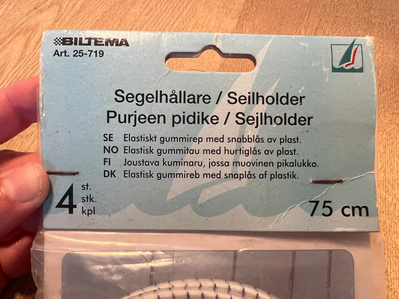 Billede 4 - NY gummireb med snaplås