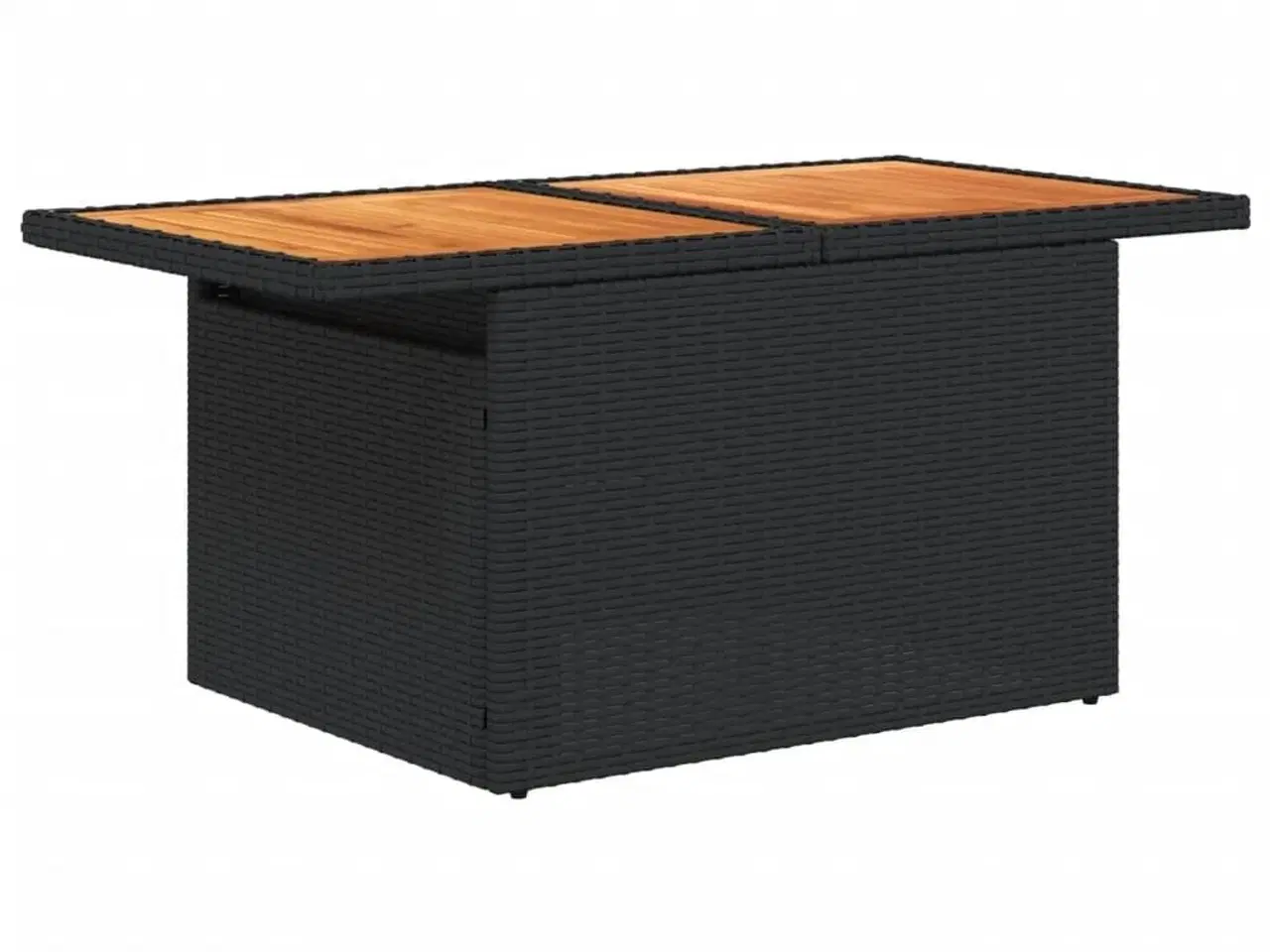 Billede 5 - Sofasæt til haven 7 dele med hynder polyrattan sort