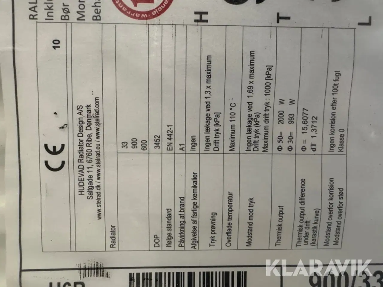 Billede 5 - Radiatorer 6 styks LOT