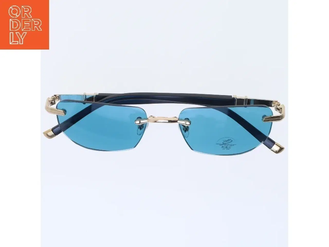 Billede 1 - Solbriller med blå linser (str. 14,5 cm)