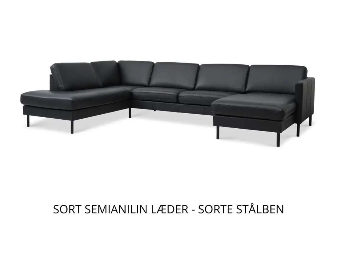 Billede 18 - Ny u-sofa stof eller læder. 