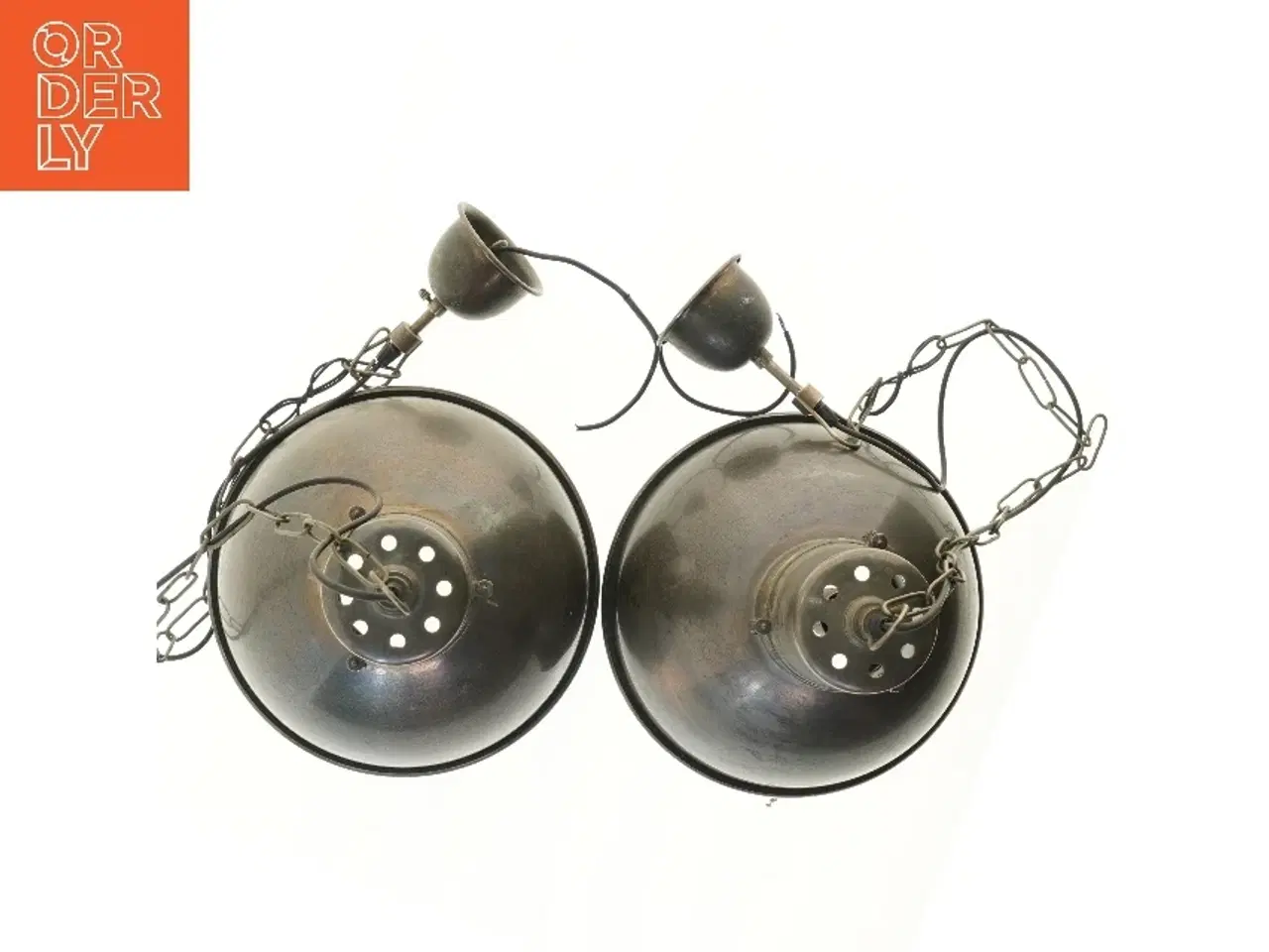 Billede 2 - Industrielle pendellamper (str. Ø 33 cm)