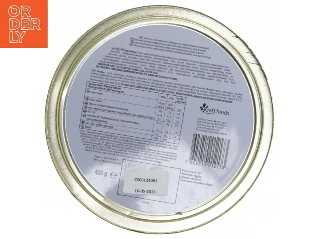 Billede 3 - Twist metaldåse fra Twist (str. Ø 19,5 cm længde 8 cm)