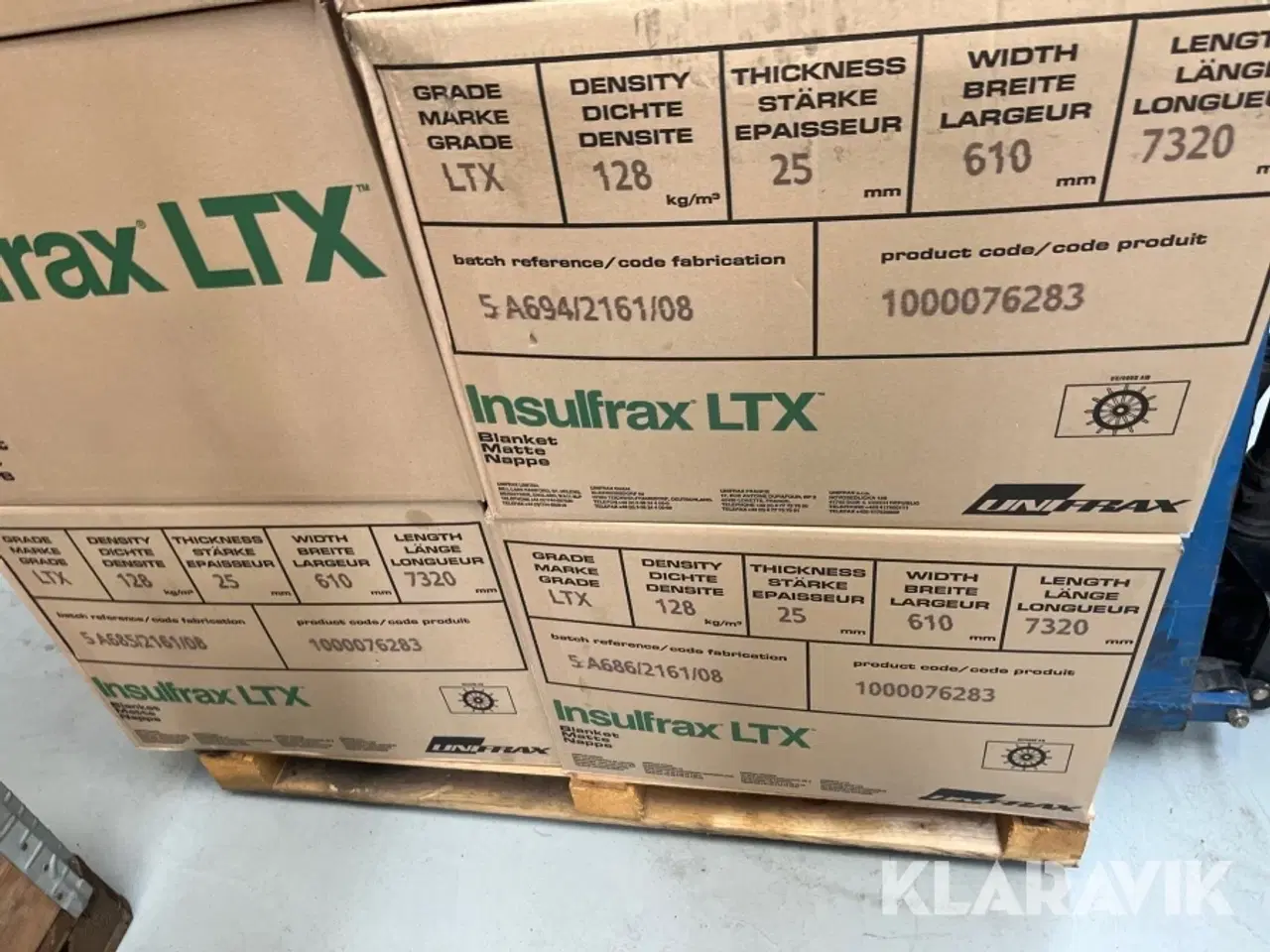 Billede 10 - Varmefast Isolering Unifrax Insulfrax LTX 14 kasser