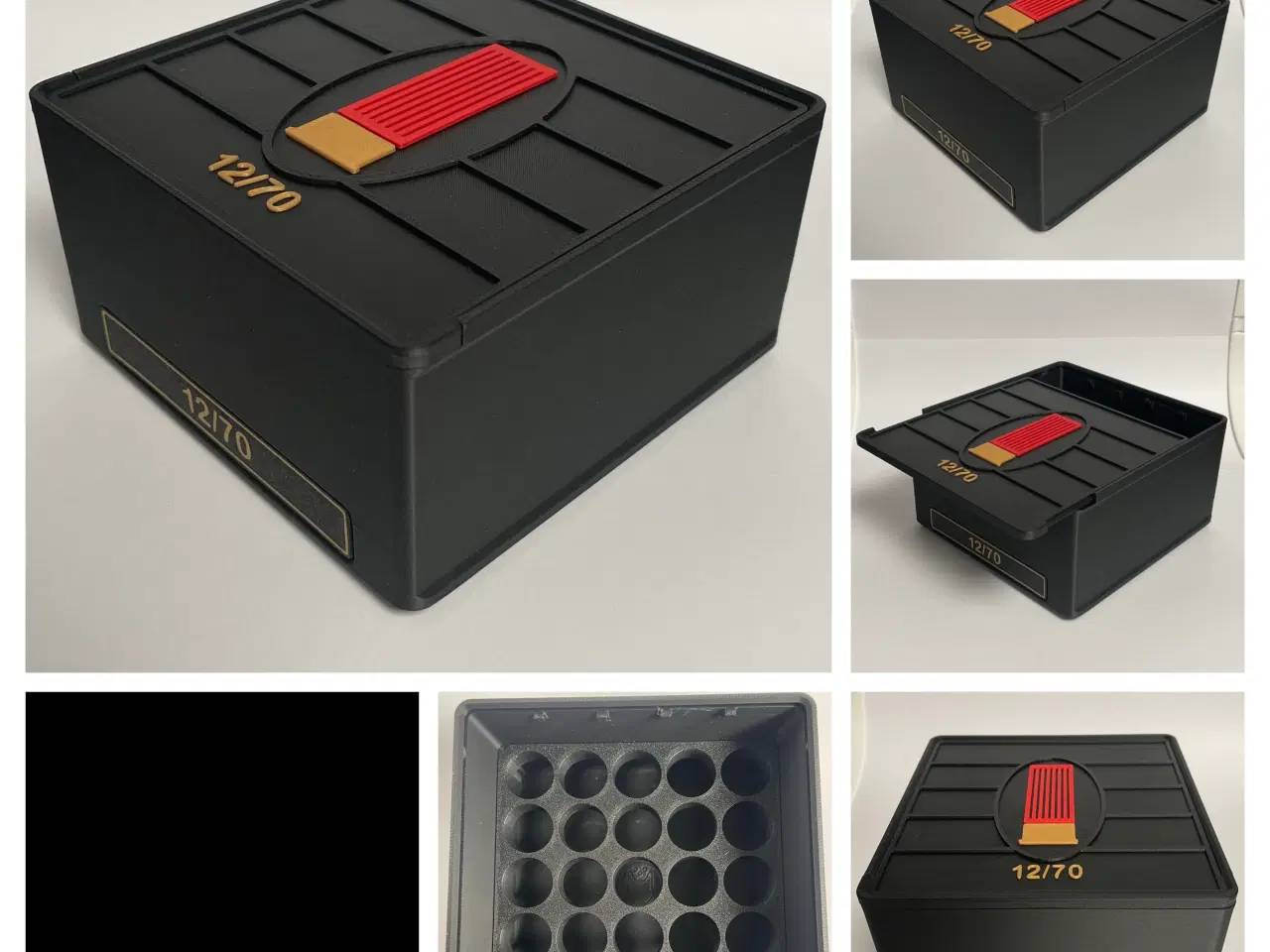 Billede 1 - Black Edition – ammo-opbevaringsboks (12/70 - 25)