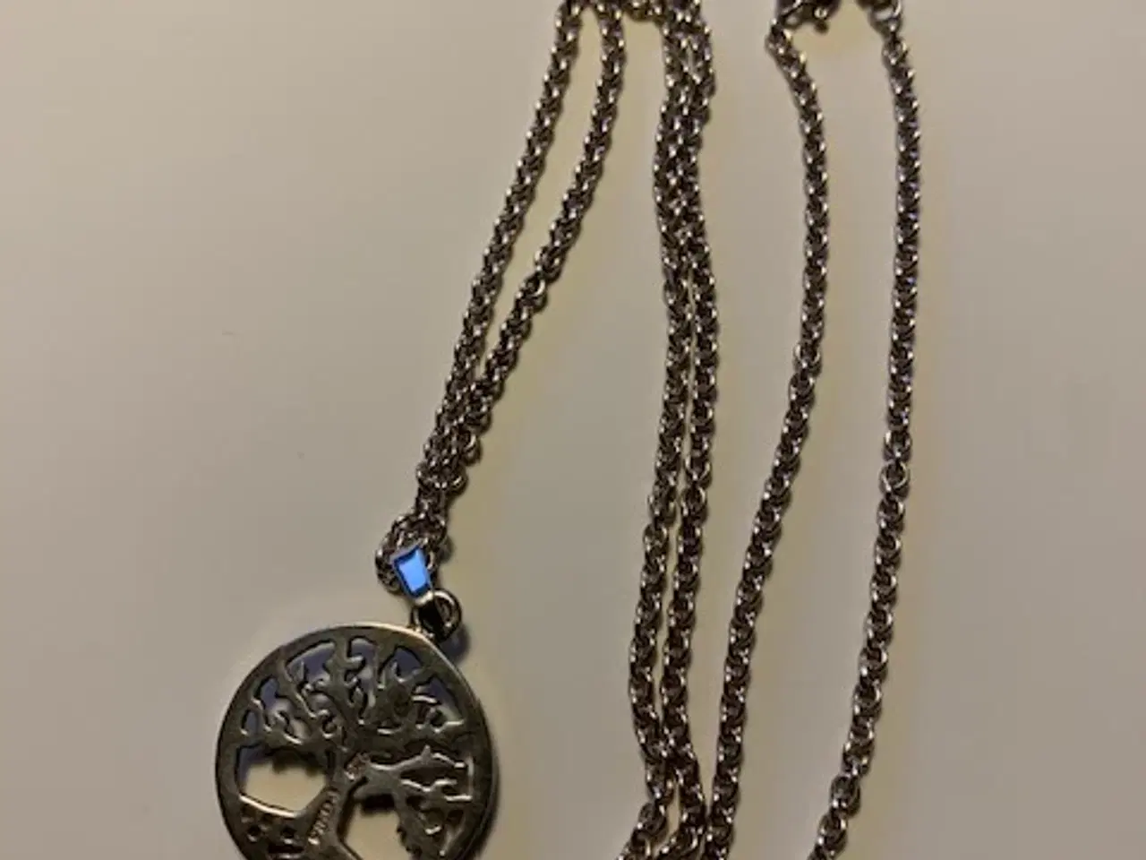 Billede 2 - Halskæde og vedhæng Livets træ sølv Pind J. Design