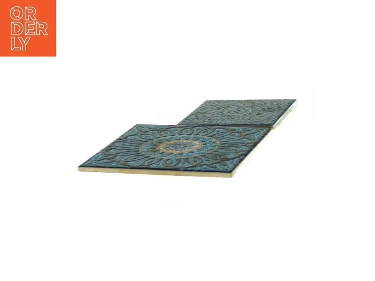 Billede 3 - Mosaik plader (2 stk) (str. 15 x 15 og 11 x 11 cm)