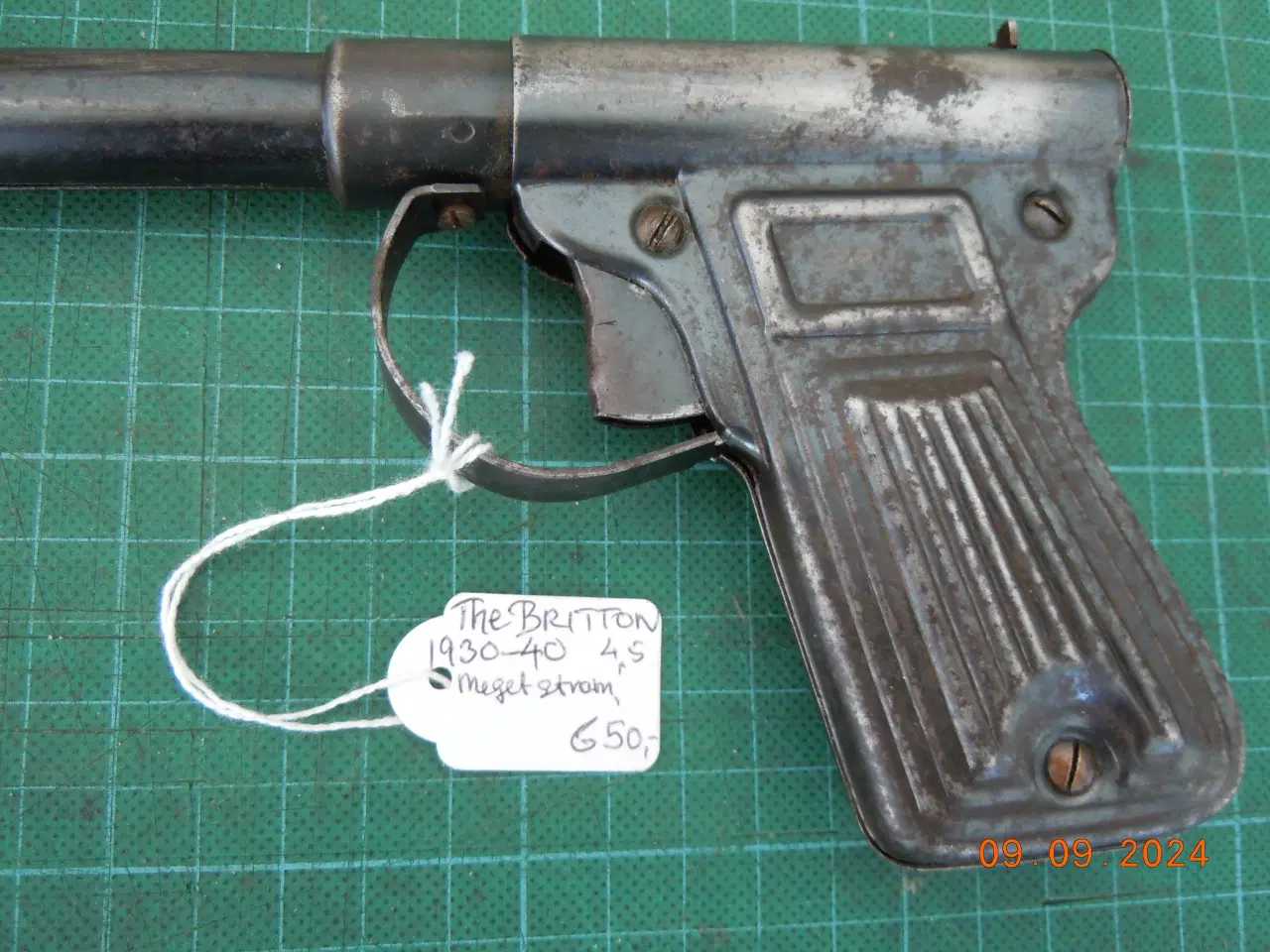 Billede 2 - Sjælden luftpistol The Briton 1930-40