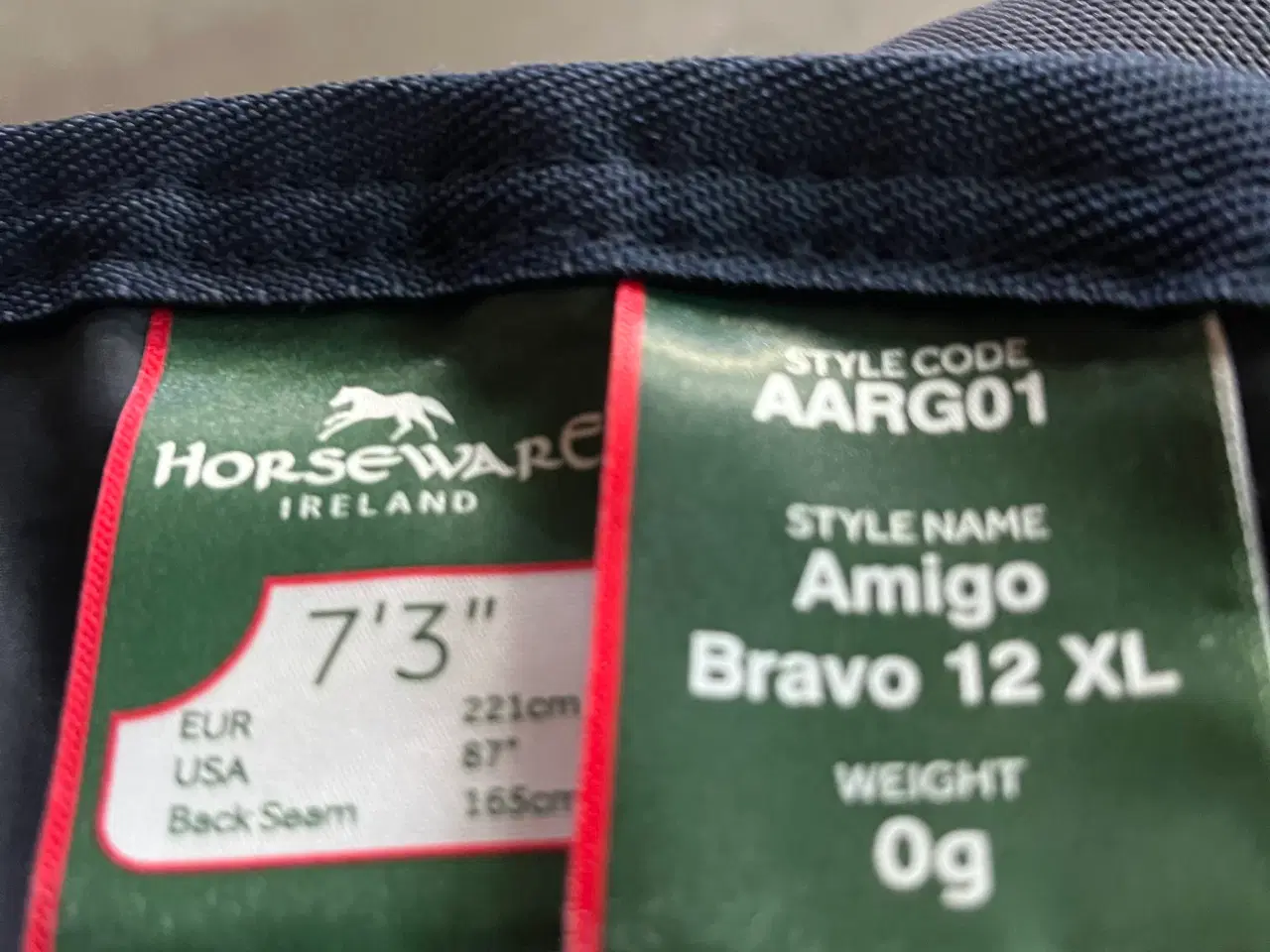 Billede 2 - Horseware Amigo XL str. 7.3 ( 165 )