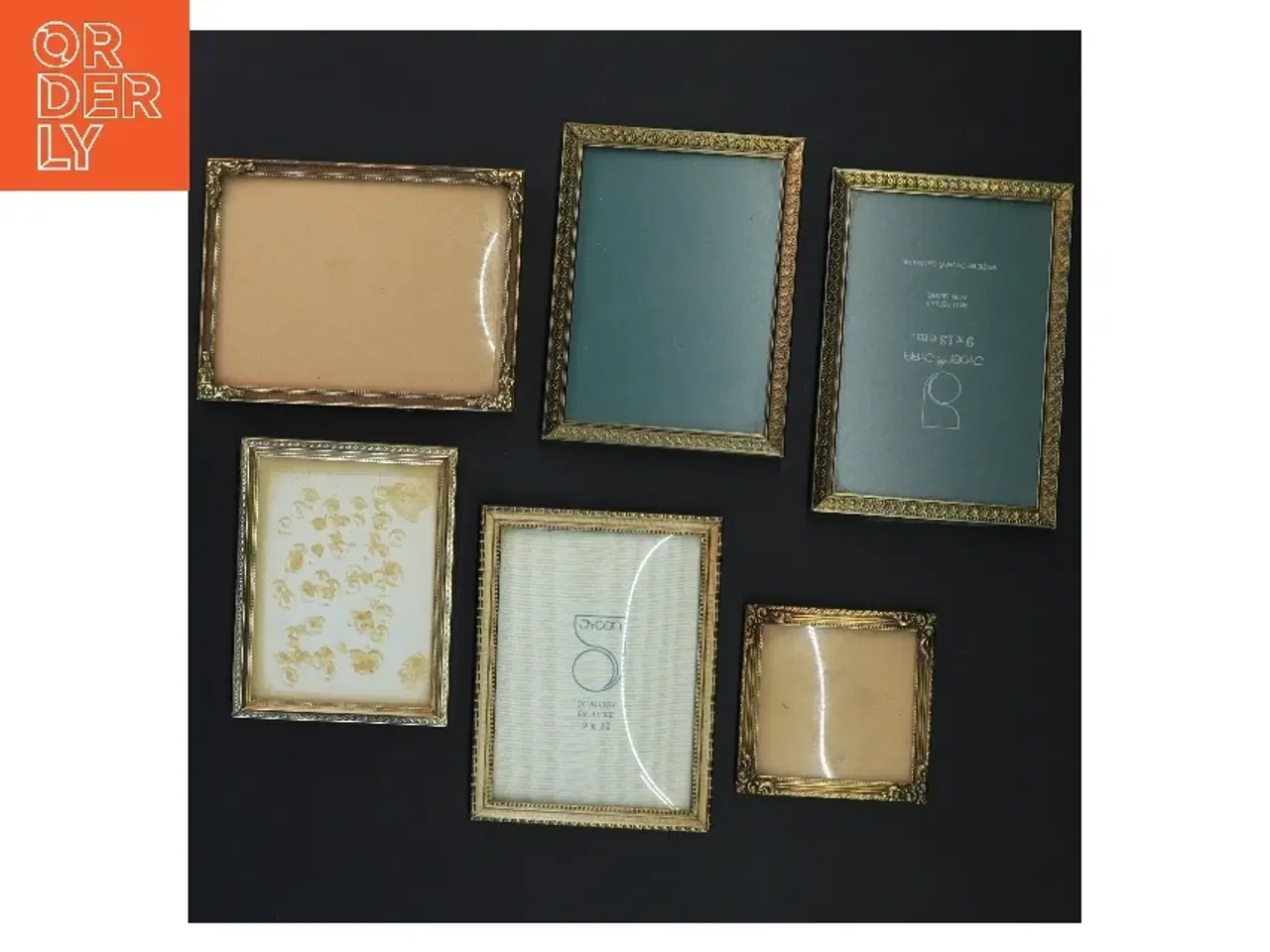 Billede 1 - Sæt af dekorative billedrammer (str. 12,5x9,5&12x9&12x9&11x8,5&12x9&7x7 cm)