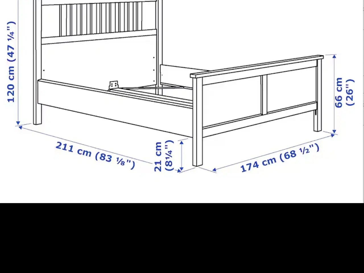 Billede 3 - Ikea dobbelt seng. 