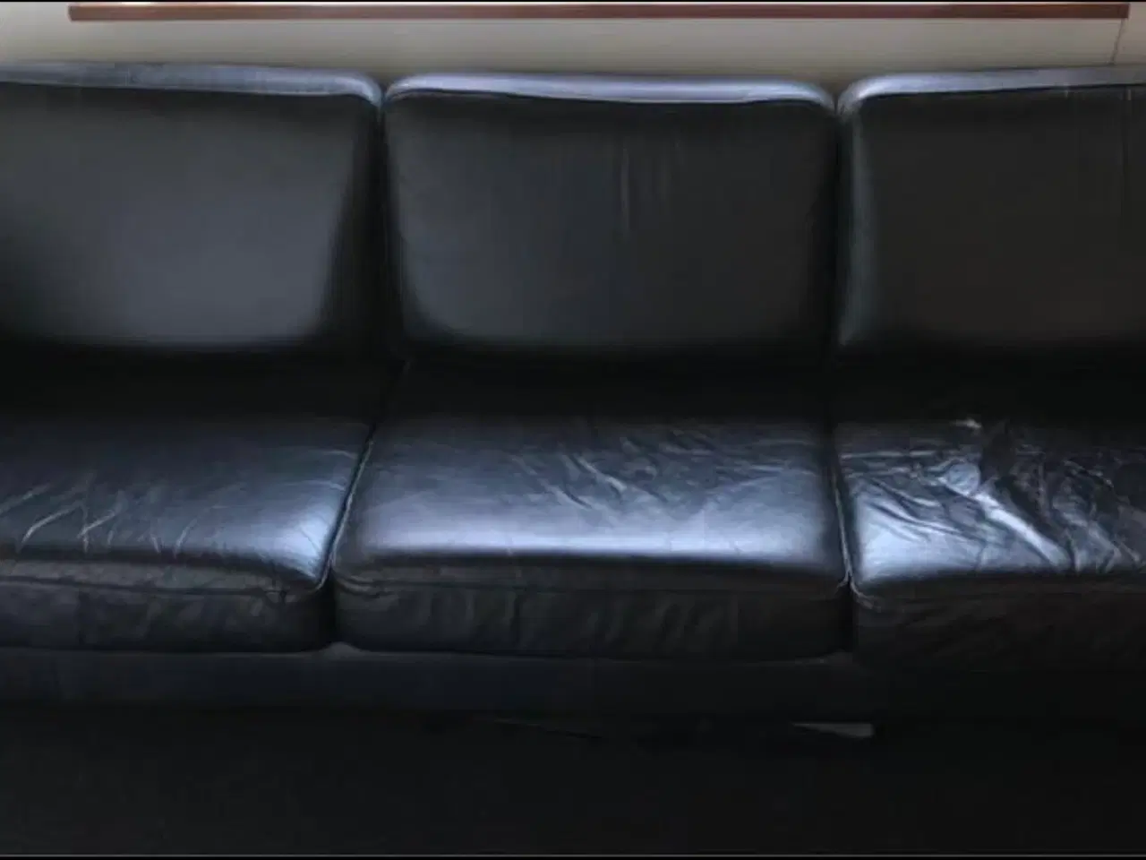 Billede 1 - Retro lædersofa