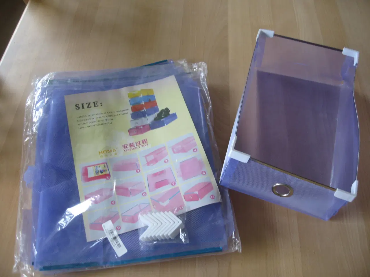 Billede 1 - 2 Plastik skuffer evt til sko