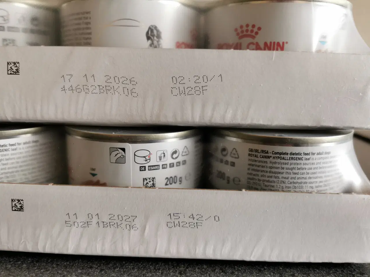 Billede 3 - 24 dåser Royal Canin Hypoallergenic til hund 