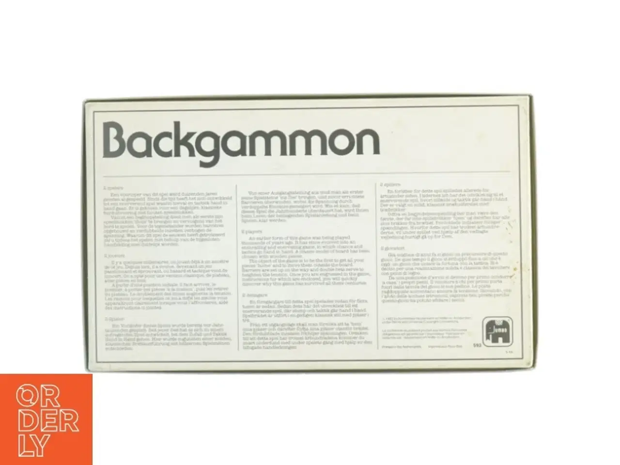 Billede 3 - Backgammon spil (str. 37 x 23 x 4 cm)
