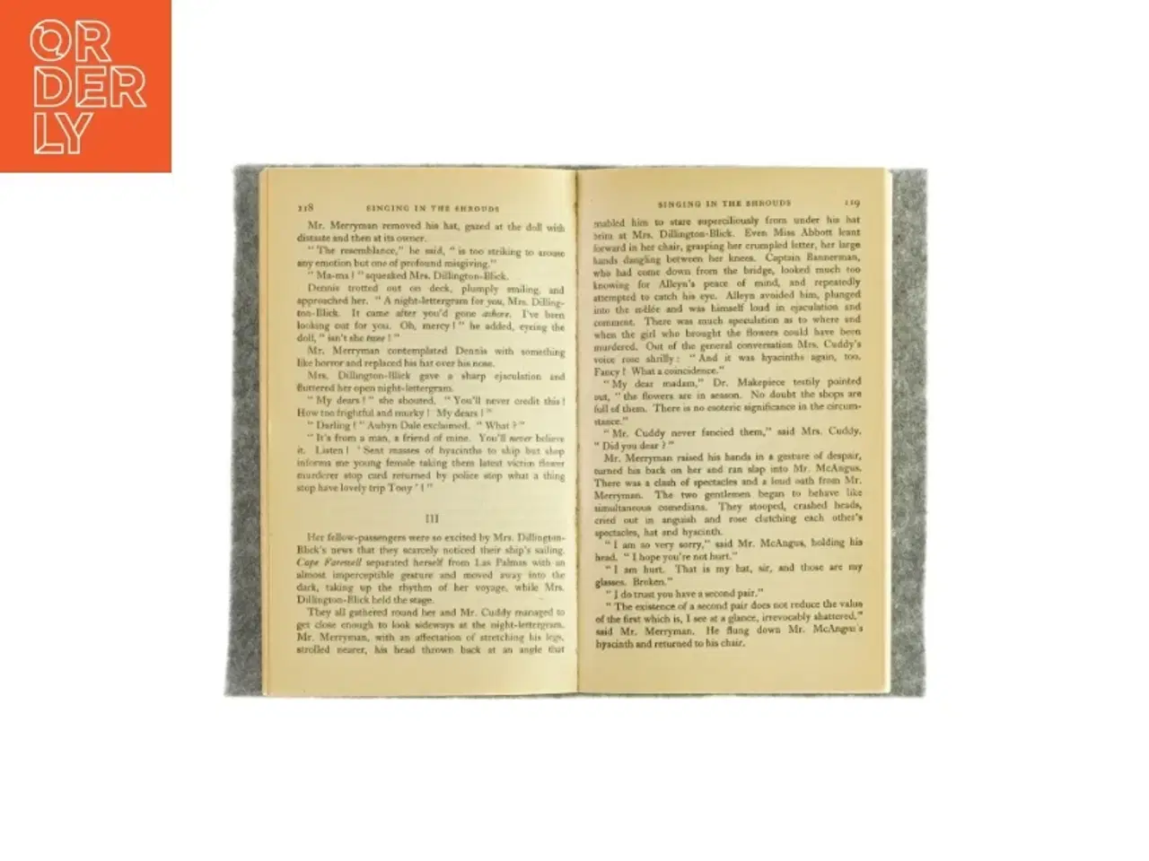 Billede 3 - Singing in the shrouds af Ngaio Marsh (bog)