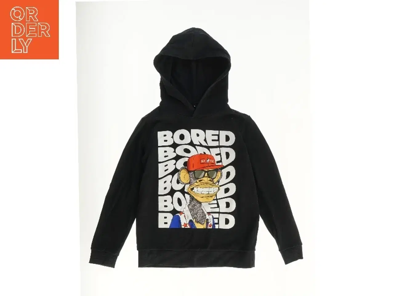 Billede 1 - Sort hættetrøje med motiv fra LMTD (str. 158)