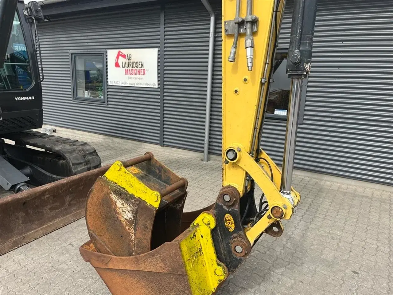 Billede 3 - Yanmar SV100 2A Centralsmørring og hydraulisk hurtigskifte.