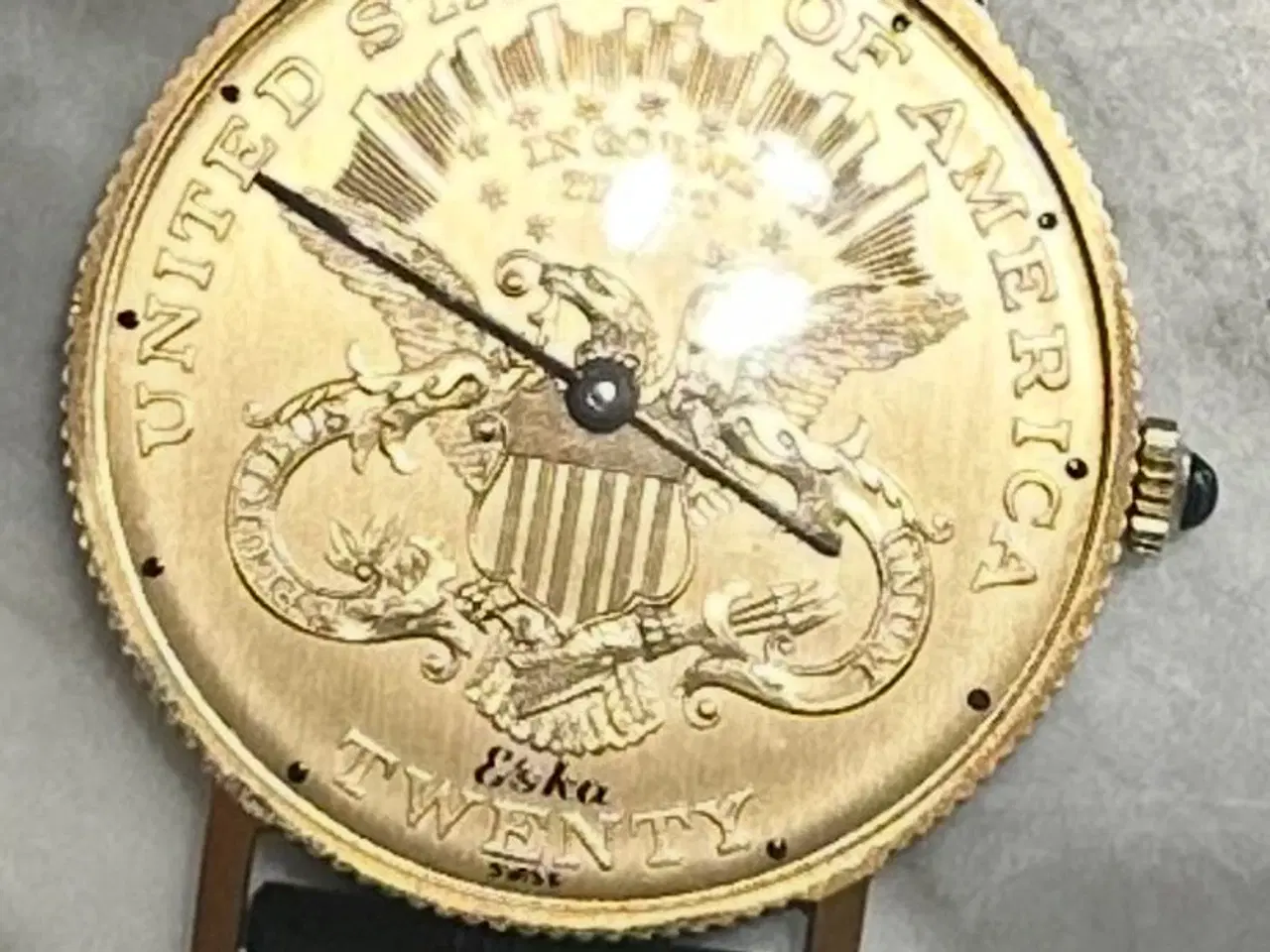 Billede 11 - Eska Twenty Dollars - 18 karat guld Helt ny 