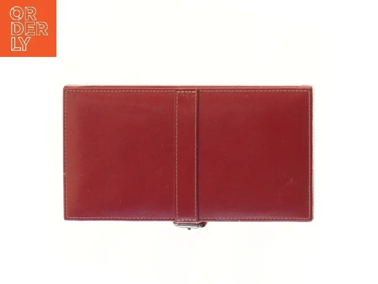 Billede 5 - Flot Rødt smykkeskin med spejl (str. 25,5x14 cm)