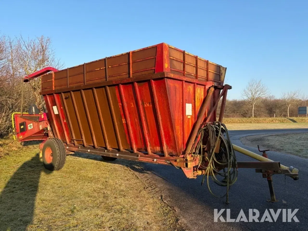 Billede 5 - Flishugger Lindana TP 150 PTO med højtipsvogn