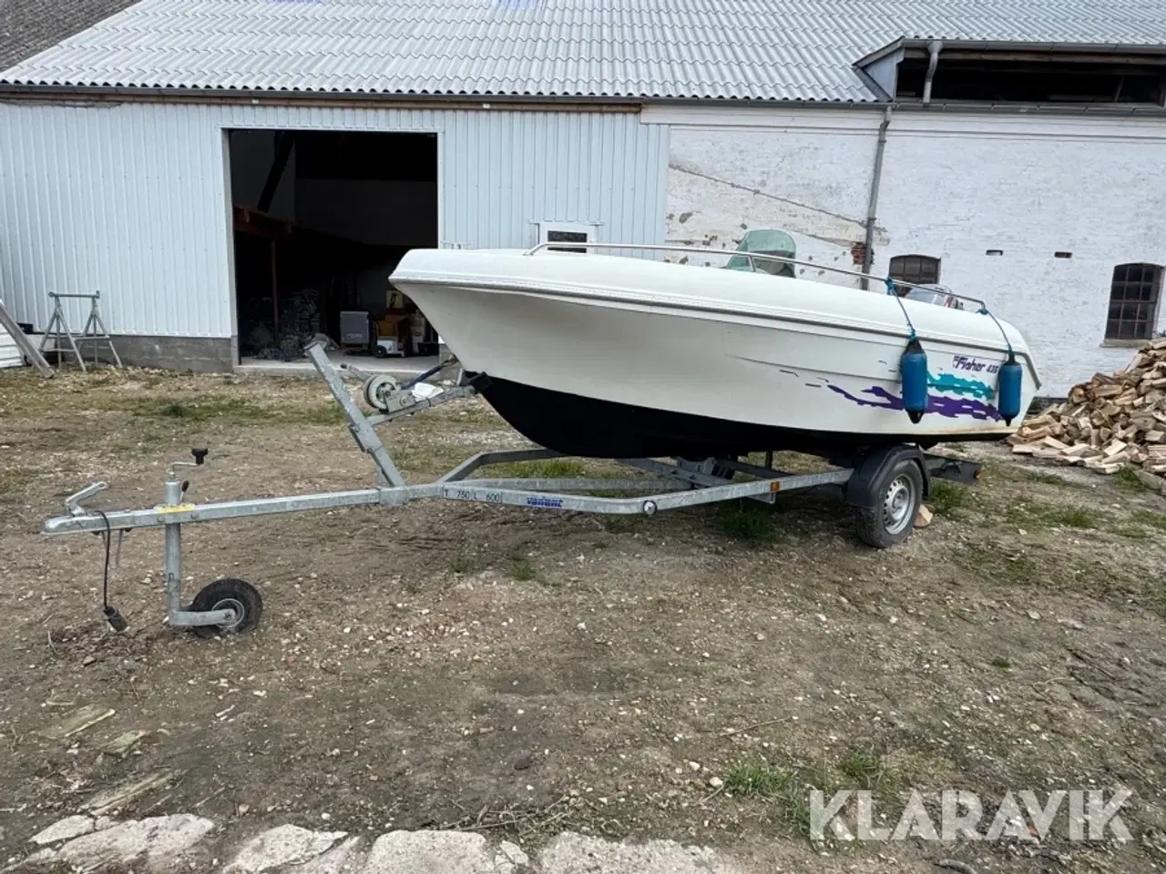 Billede 1 - Båd og bådtrailer Fisher 435 Open