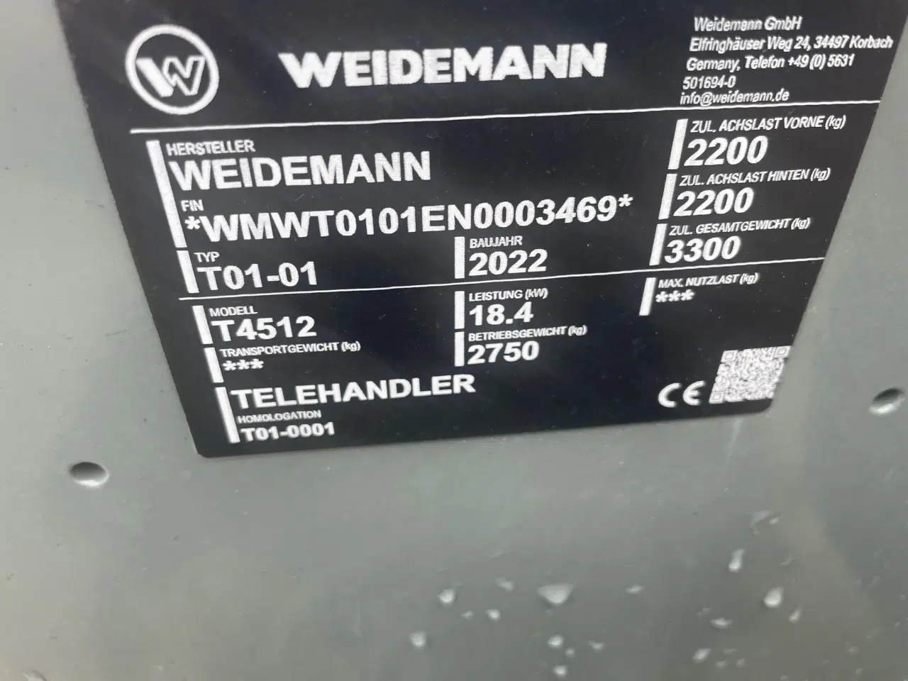 Billede 5 - Weidemann T 4512 teleskoplæsser