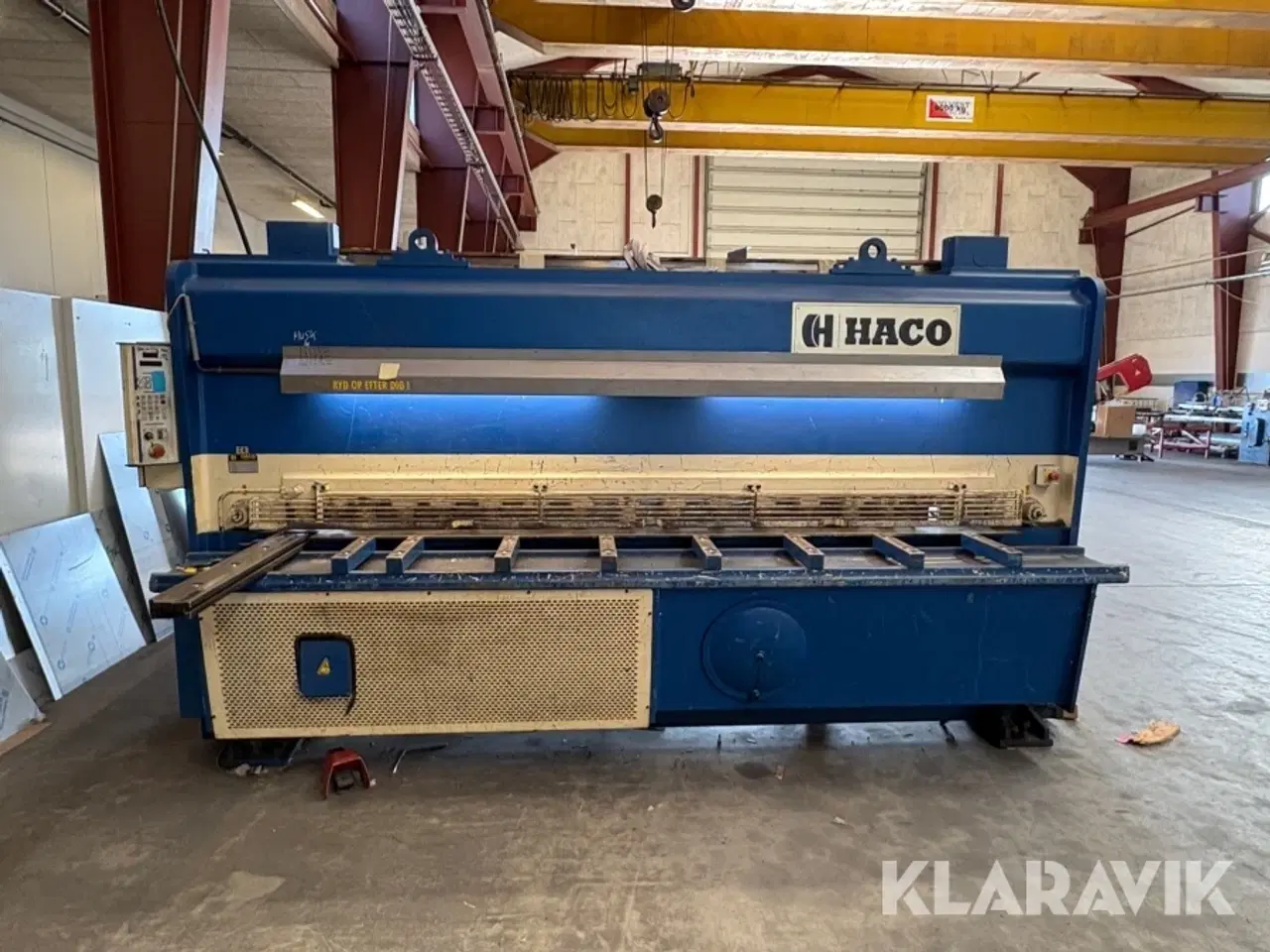 Billede 5 - Pladesaks HACO HSLX3013 inkl nye knive