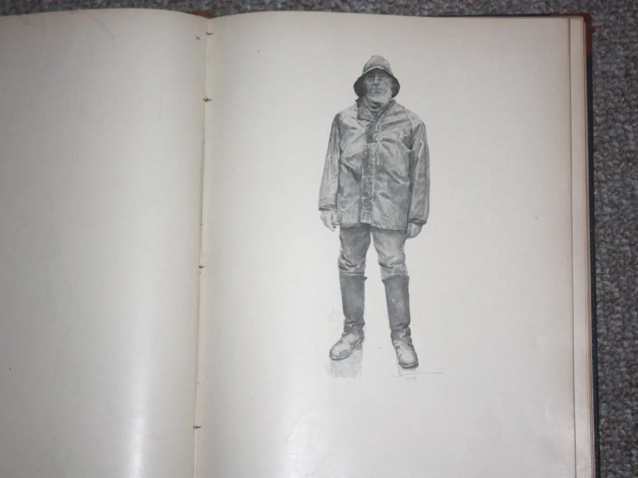 Billede 3 - Terje Vigen af Henrik Ibsen Illustreret sort/hvid 