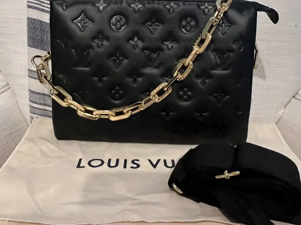 Billede 2 - Louis Vuitton Cousin Watch Sort læder håndtaske