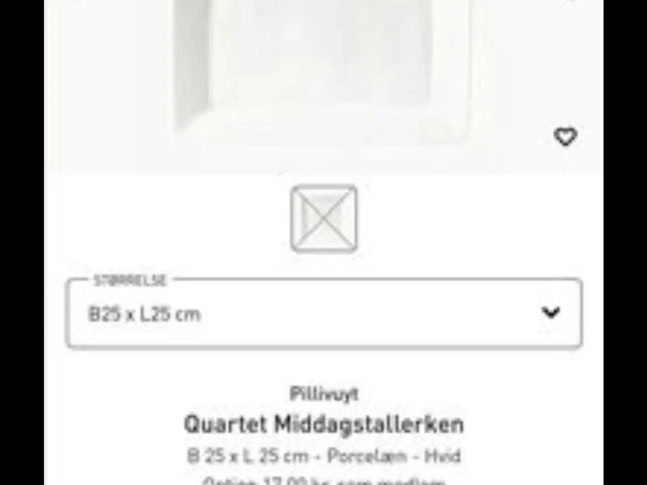 Billede 3 - Pillivuyt quartet middagstallerkener