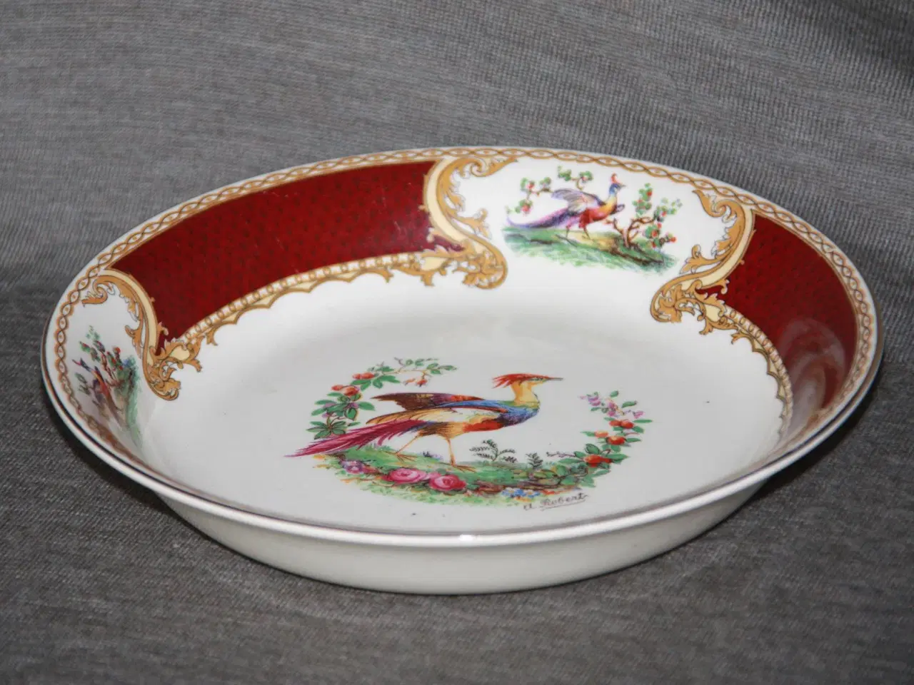 Billede 2 - Royal Crown Myotts STAFFORDSHIRE Chelsea Bird skål