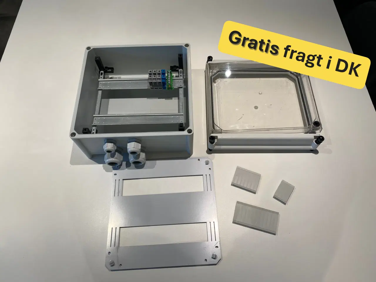 Billede 1 - Gruppetavle, Skinnekasse 2 X 12 Modul