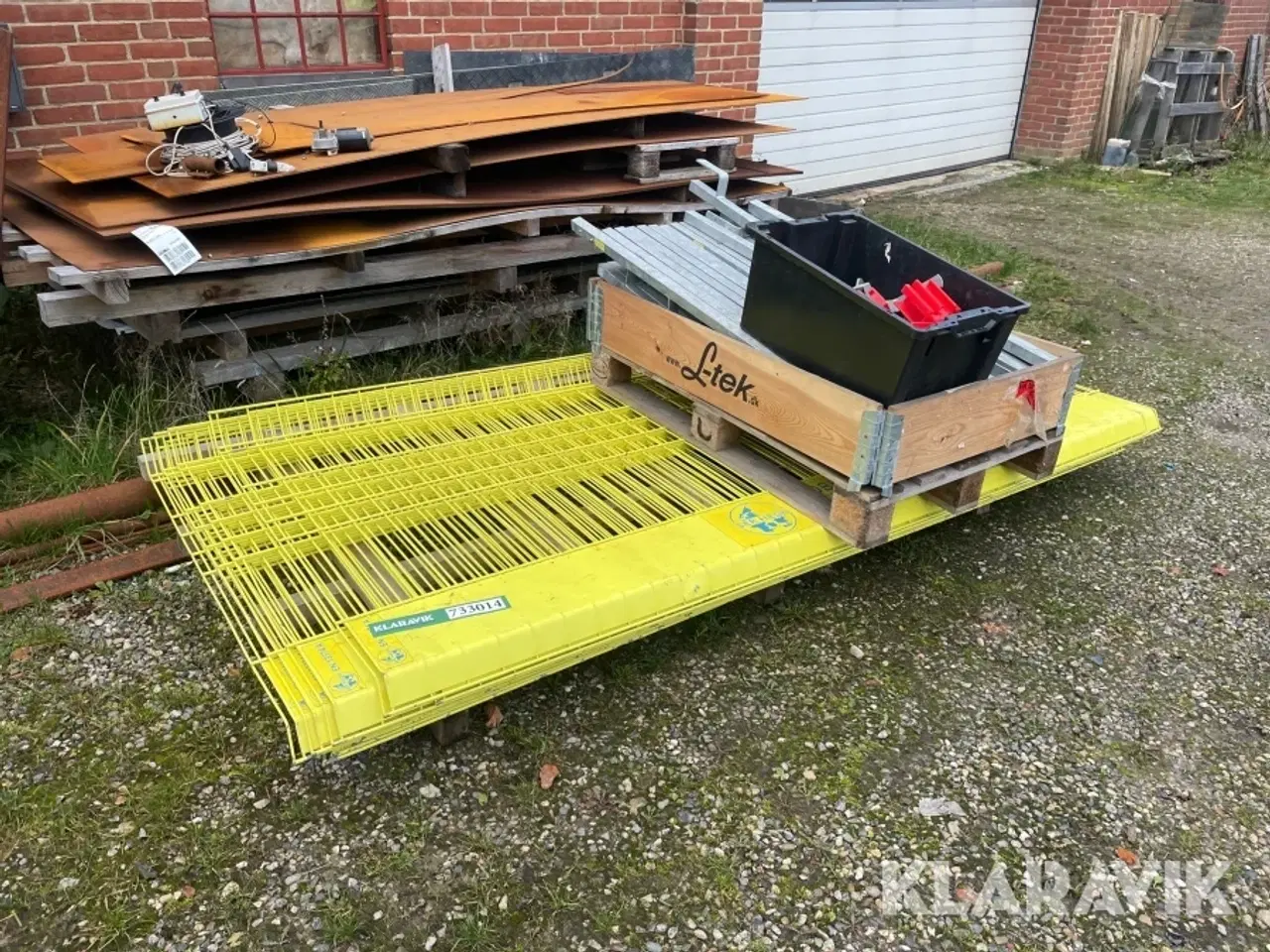 Billede 1 - Hegn Ser hegn EN13374A 8 styk med holdere