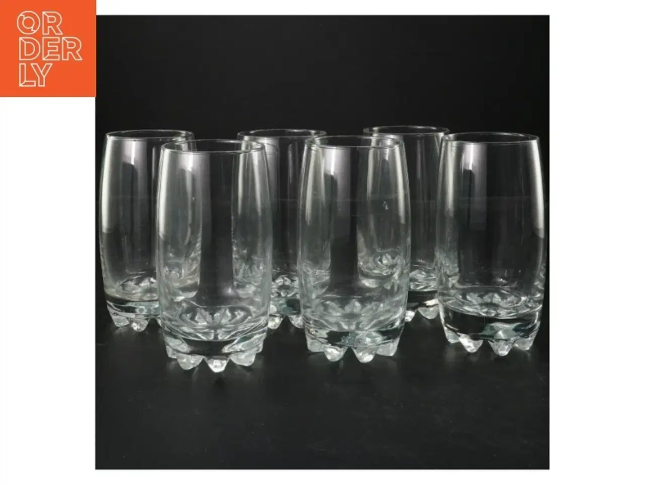 Billede 1 - Sæt af seks vandglas (str. 14 cm)