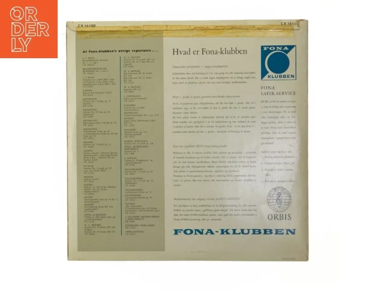 Billede 3 - Tchaikovsky LP plade fra Fona-klubben