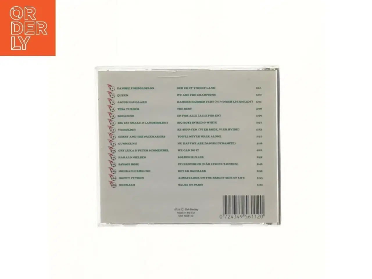 Billede 3 - CD: Hammerfede Fodboldhits (str. 12,5x14 cm)