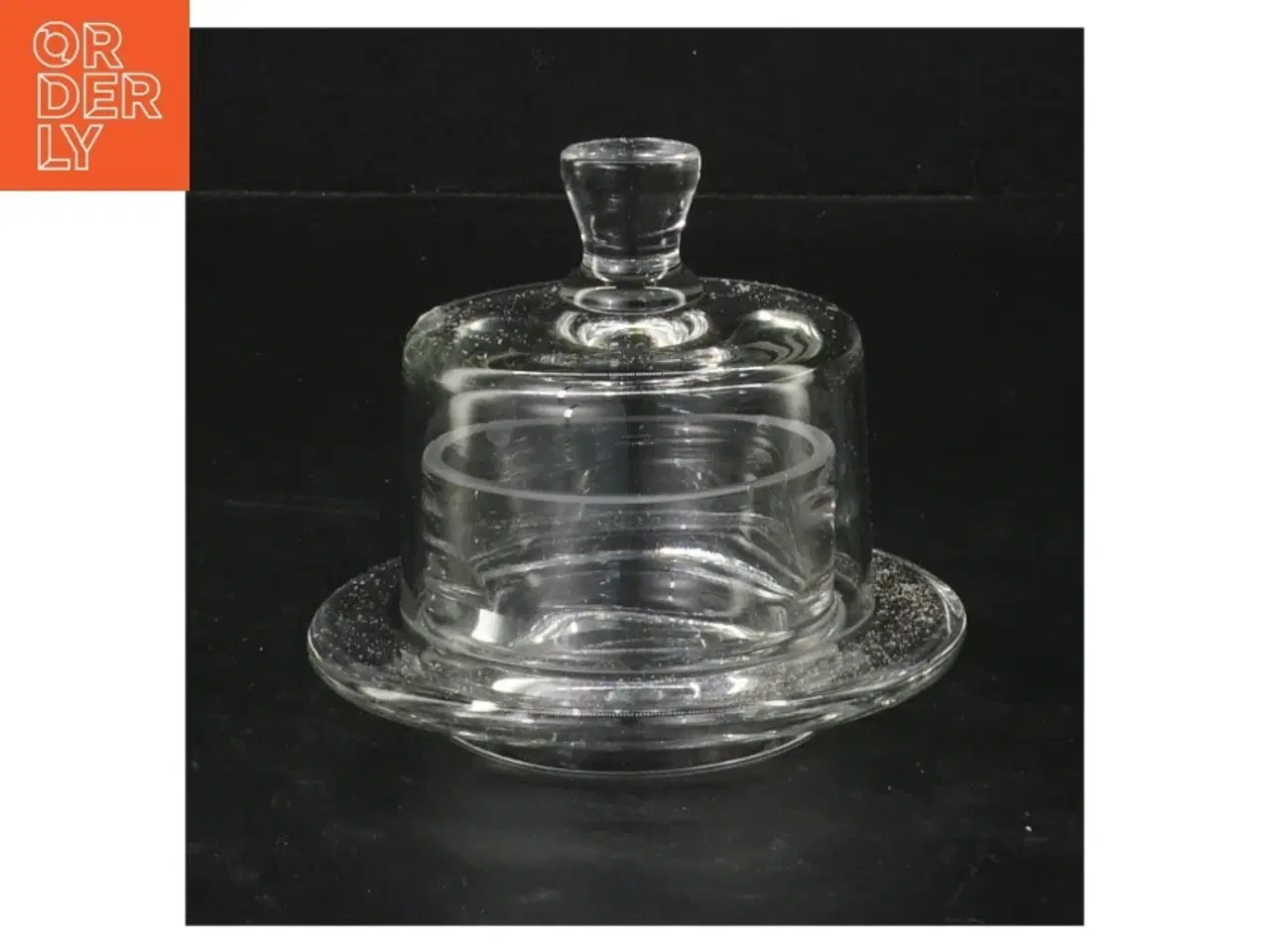 Billede 2 - Smørklokke i glas (str. Ø 10 cm)