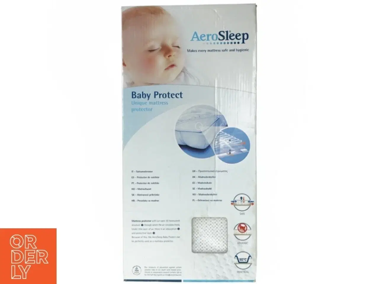 Billede 1 - Beskyttelses madras til baby fra Aero Slep (str. 90 x 35)