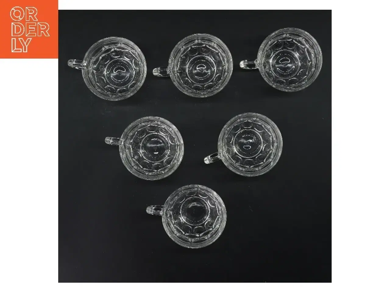 Billede 3 - Glas kopper, sæt af 6 (str. 6 stk Ø 8 cm)