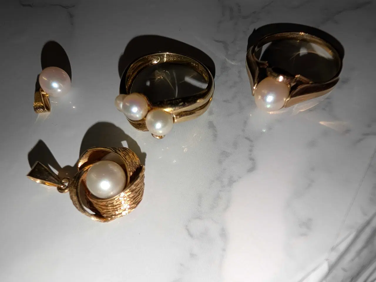 Billede 2 - Guld 14kt forskellige smykker