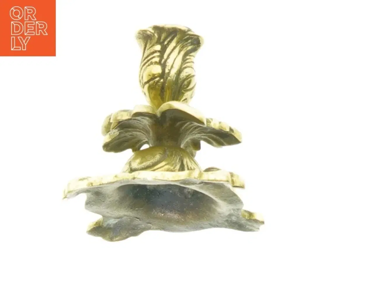 Billede 2 - Messing lysestage (str. 9 x 9 cm)